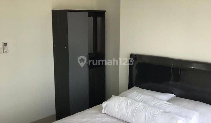 kamar tidur apartemen klaska residence 1br bagus