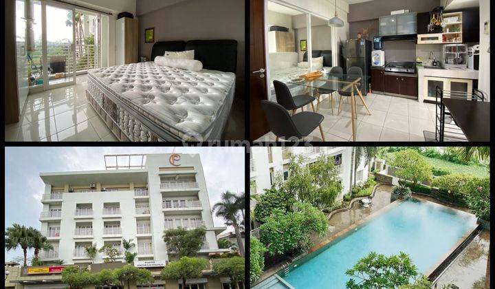 Apartement Cosmopolis 1 BR Furnished Bagus View Kolam Renang 