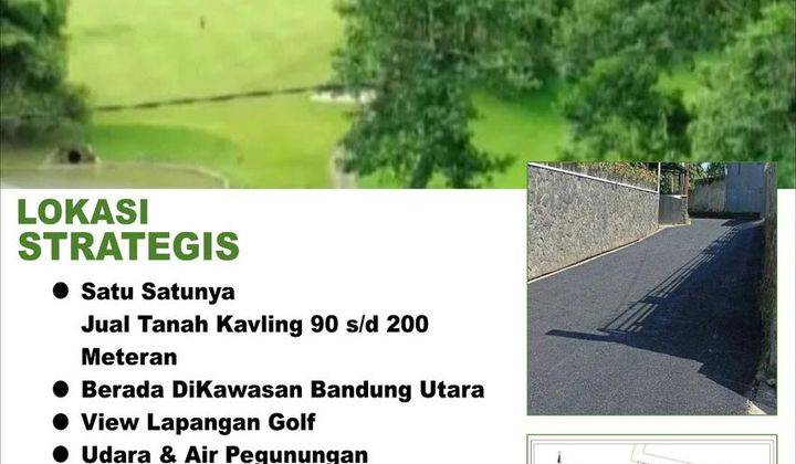 Di Jual Kavling Siap Bangun Berada Dikawasan Elit Bandung Utara  1