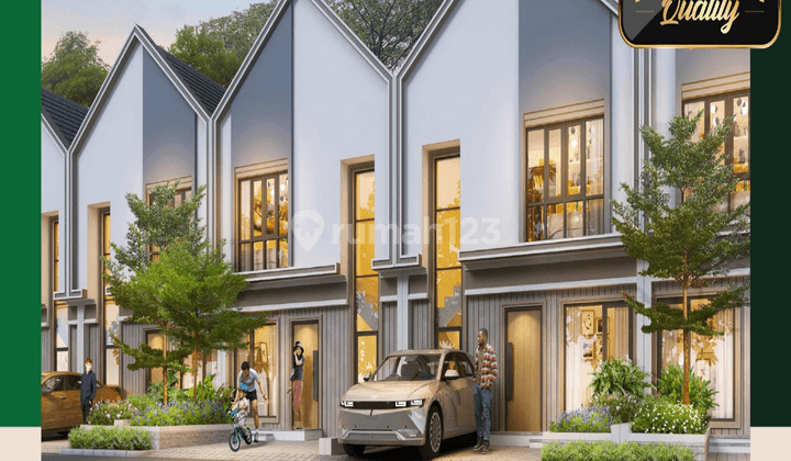 Rumah Cluster di Bogor Design Scandinavian 2