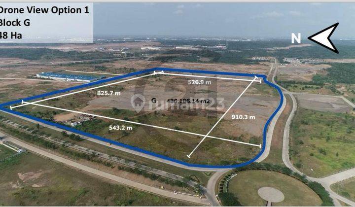 Dijual Tanah Industri Karwang Barat Zona Industri 1