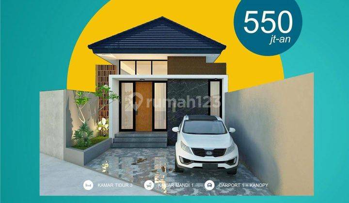 RUMAH MINIMALIS HARGA 500JTAN HANYA 2 UNIT DI SLEMAN 1