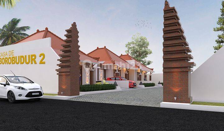 Rumah Etnik Tanah Luas 200 Meter Dari Jalan Raya Borobudur Salaman, Magelang 1