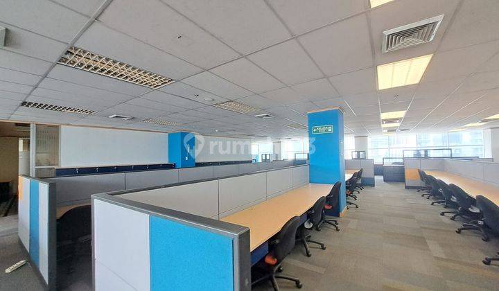 Sewa Kantor Full 1 Lt Furnish 1058 M2 di Menara Caraka, Hrg Termurah 2