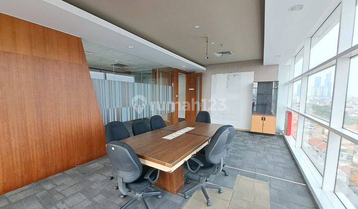 For Rent Kantor Menara Citicon 173 M2 Slipi Jakbar, Sdh Dipartisi