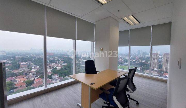 Sewa Kantor Furnish 118 M2 di Palma Tower Simatupang, Hrg Sdh All In 1