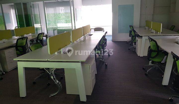 Sewa Kantor 363 M2 Furnish Siap Huni di Mid Plaza Sudirman, Hrg Nego 2