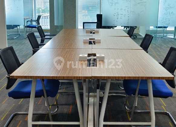 Semi-Furnished Office Rent 191 M2 in Cyber 2 Tower Rasuna Said Kuningan