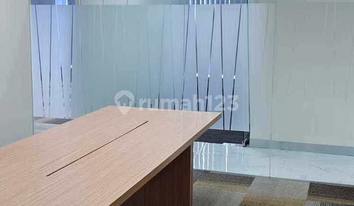 Sewa Kantor 270 M2 di The City Tower Thamrin, Sdh Partisi Siap Pakai 2