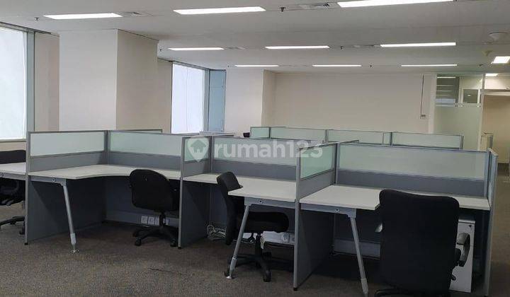 Sewa Kantor Siap Huni 319 M2 di Wisma Keiai Sudirman, Hrg Terjangkau 1