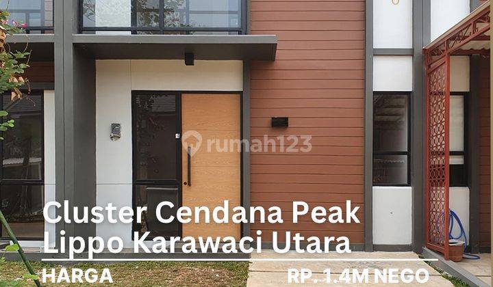 Dijual Cepat Dan Murah Cluster Cendana Peak Lippo Karawaci Utara 1