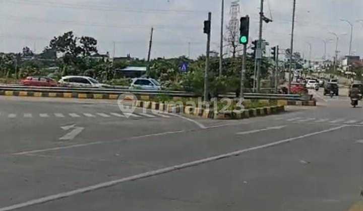 Tanah untuk usaha pinggir jalan dekat tol di Cinere, Limo, Depok
