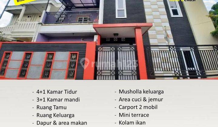 Rumah 2Lantai bebas banjir dijual di Jatiraden Bekasi 2