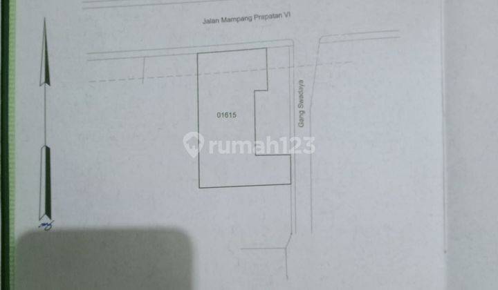 Hitung Tanah, Rumah+kontrakan dijual di Mampang Jakarta Selatan  2