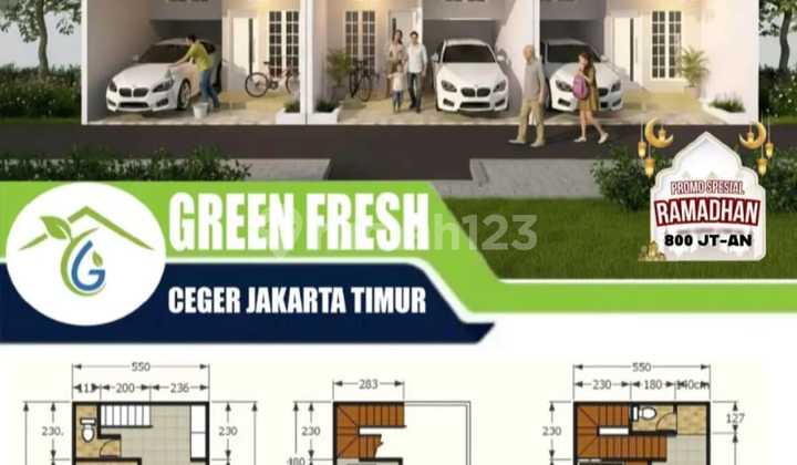 Dijual Rumah Indent di Ceger, Cipayung Jakarta Timur