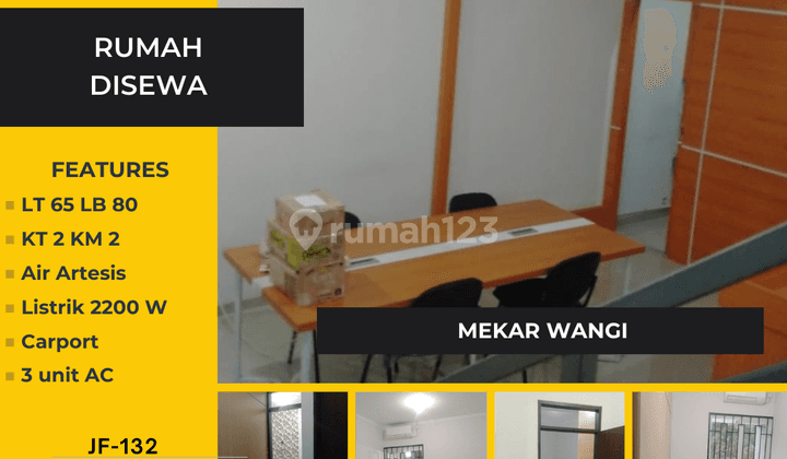 Disewakan Rumah Kantor di komplek Mekar Wangi  1