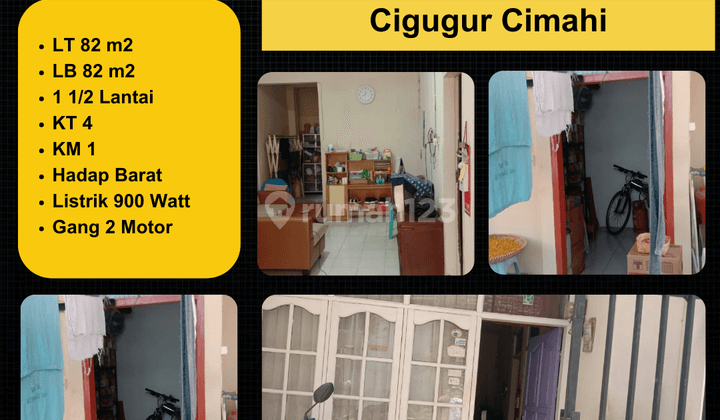 Jual Rumah Dalam Gang 2 Motor di Cigugur Cimahi 1