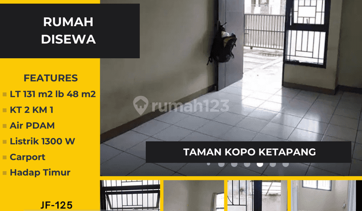 Diseewakan Rumah di Taman Kopo Ketapang 2 Kamar Tidur Murah 1