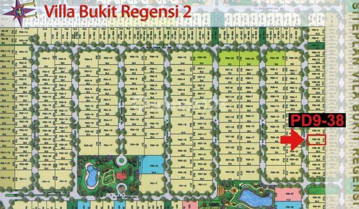 Kavling Siap Bangun Villa Bukit Regency Dekat PTC Mall 1