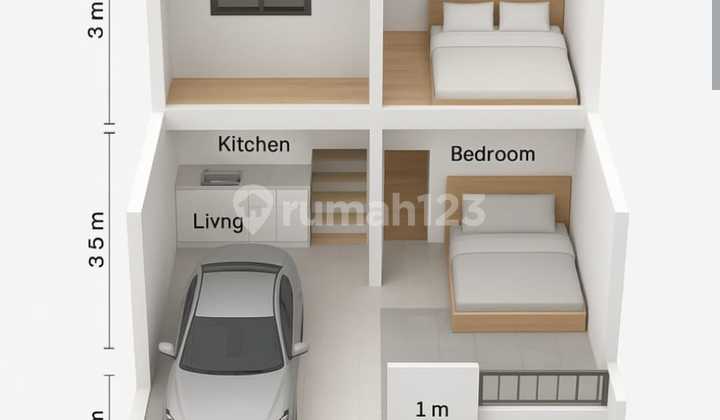 New House in 2-Story Cluster in Harjamukti Cimanggis New House in 2-Story Cluster in Harjamukti Cimanggis