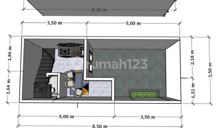 Rumah Murah 2,5 Lantai Dlm Cluster Lokasi Tidak 2