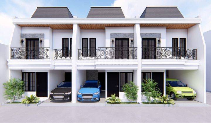 Rumah murah 2 1/2 lantai plus Dak Rooftop di pinggir jalan raya gas alam depok 2 Lantai 2