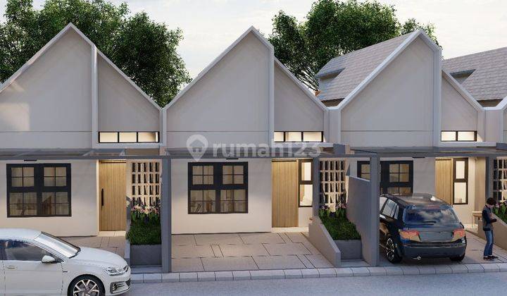 Rumah 1 lantai desain scandinavian di depok dekat KA stasiun Depok lama 1