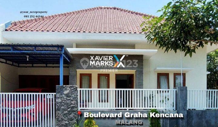 Rumah Gaya Modern Di Boulevard Graha Kencana Blimbing Malang 1185 1