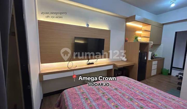 Fully Furnished Apartment Ready to Occupancy at Amega Crown Sidoarjo