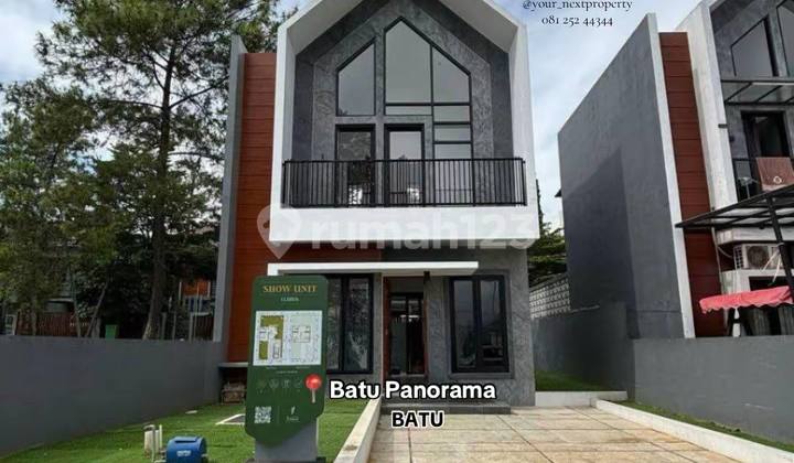 Rumah Baru 2 Lantai Minimalis Desain Modern di Batu Panorama Batu