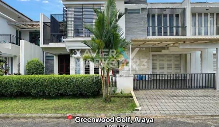 Rumah Full Furnished Eks Show Unit di Boulevard Greenwood Golf, Araya Malang