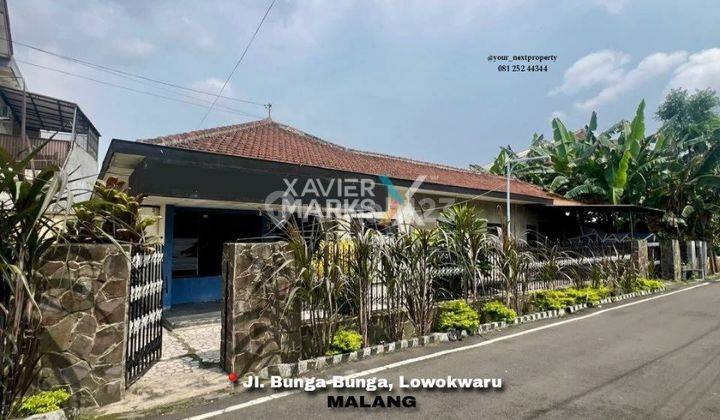 Rumah Klasik Di Jalan Bunga-Bunga Lowokwaru Kota Malang(DN1673) 1