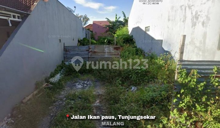 Tanah Di Area Jalan Ikan Paus, Tunjungsekar Lowokwaru Kota Malang