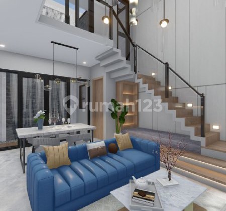 Rumah Baru dengan Desain Industrial 2 Lantai di Sukun Malang 2