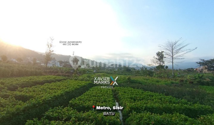Tanah Luas dan Siap Bangun di Metro, Sisir - Batu