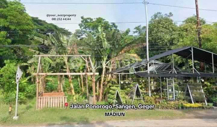 Land Location on the Madiun - Ponorogo Main Road Axis, Sangen Geger Madiun.
