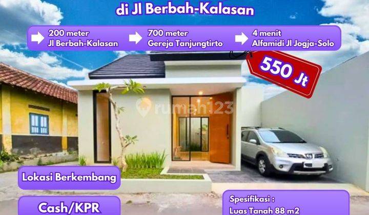 Rumah Siap Huni Bisa Kpr 500 Jt an Diselatan Rs Pdhi Jogja 1