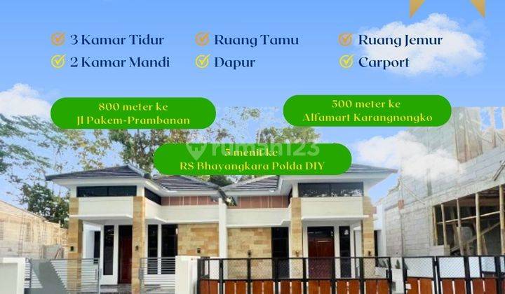 Rumah Minimalis Desain Cantik Jl Lpmp Kalasan 1