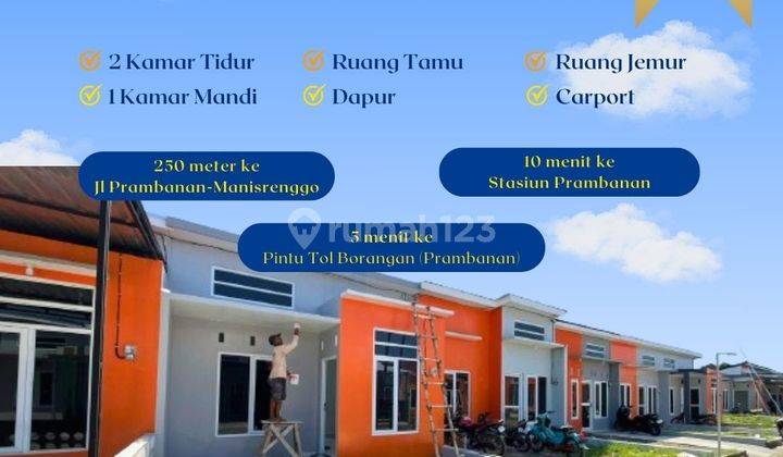 Rumah Minimalis Type 35 SHM di Jl Prambanan manisrenggo 1