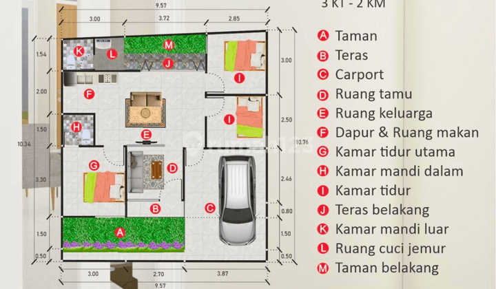 5 Unit Terakhir Rumah Cluster Modern Dekat Pasar Cebongan 2