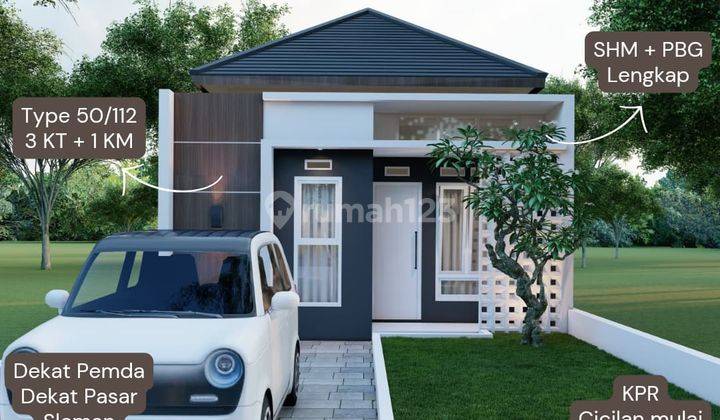 Rumah Modern Limasan Dekat Pemda Sleman 590 Jt an 1