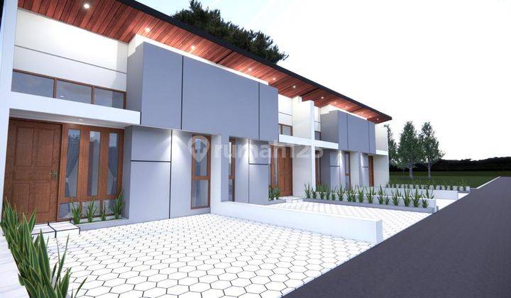 Rumah Modern Semi Industrialis Diutara Stasiun Prambanan 1