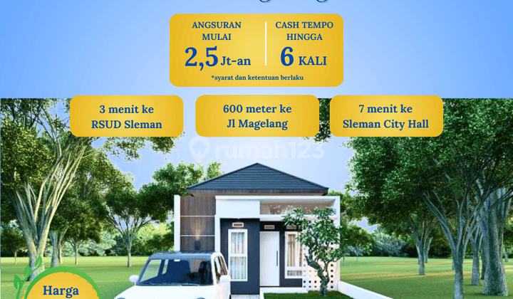 Rumah Limasan Modern Lokasi Strategis Diselatan Rsud Sleman