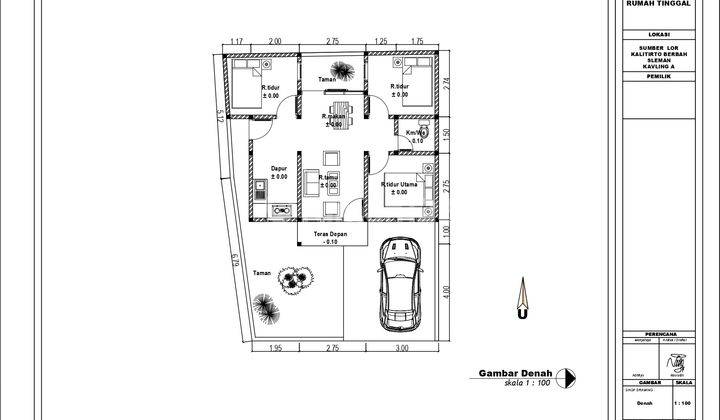 Rumah Modern 3 Kamar Tidur Dekat Polsek Berbah Sleman 2