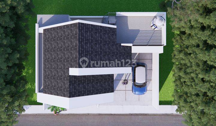 Rumah Scandinavian Dengan Rooftop 800 Jt An Diselatan Pasar Cebongan 2