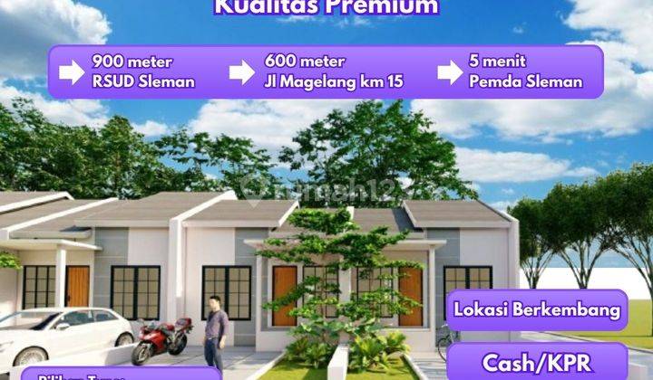 Hunian Nyaman Kualitas Premium Diutara Kantor Pemda Sleman 1