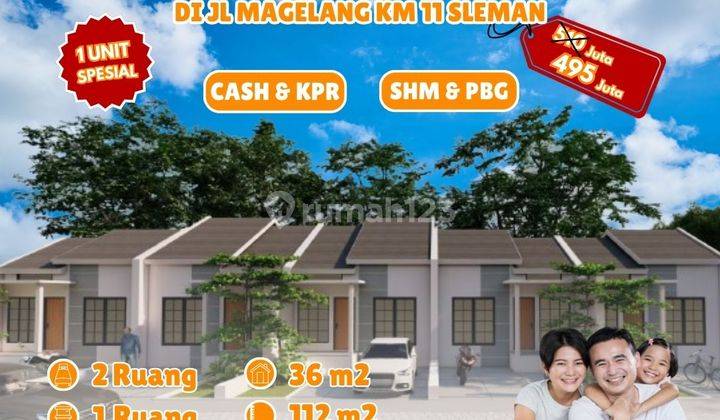 Rumah Baru Desain Cantik di Jl Magelang Sleman 1