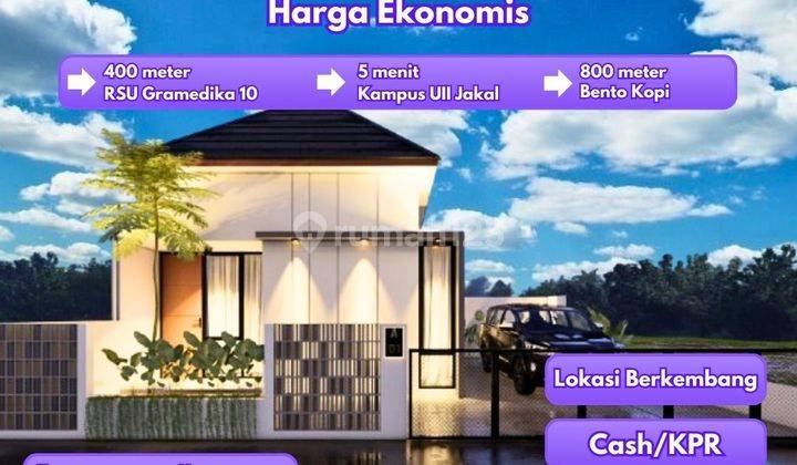 Rumah Siap Huni Minimalis Harga Murah di Jl Kaliurang Km 12 Sleman 1