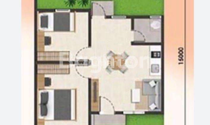 RUMAH BARU DIKOTA PODOMORO TENJO UK 42M² 1