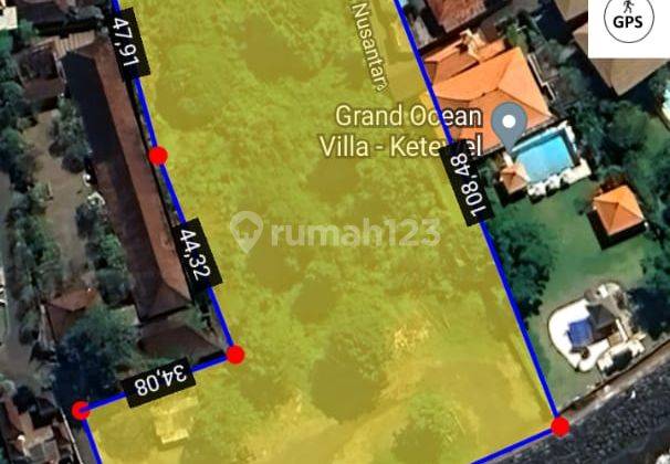 Hot List for Sale of Loss of Land with Sea View, Ketewel Sukawati Gianyar Location 1